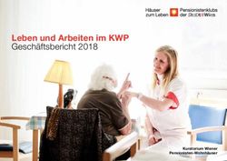 Leben und Arbeiten im KWP Geschäftsbericht 2018 - Kuratorium Wiener Pensionisten-Wohnhäuser - Kuratorium Wiener Pensionisten ...