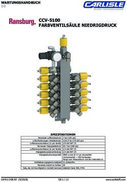 CCV-5100 FARBVENTILSÄULE NIEDRIGDRUCK - Carlisle ...