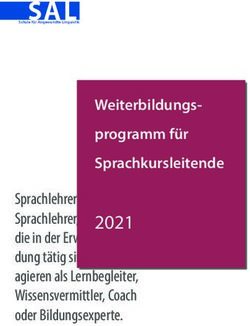2021 Sprachlehrerinnen und Sprachlehrer, SAL Zürich