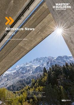 Admixture News 7 / 2021 - Geschäftsbereich Admixture Systems - Master Builders Solutions