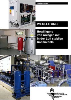 WEGLEITUNG Bewilligung von Anlagen mit in der Luft stabilen K&auml;ltemitteln - klima-leuthold.ch