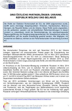 DREI ÖSTLICHE PARTNERLÄNDER: UKRAINE, REPUBLIK MOLDAU UND BELARUS - Europa EU