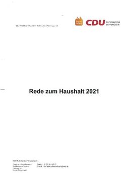 Rede zum Haushalt 2021 - bei der CDU Wipperf&uuml;rth