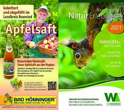 NATURERLEBNISSE 2021 - NATURERLEBNISSE