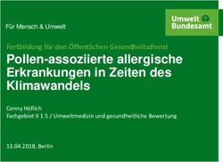 Pollen-assoziierte allergische Erkrankungen in Zeiten des Klimawandels - Fortbildung f&uuml;r den &Ouml;ffentlichen Gesundheitsdienst