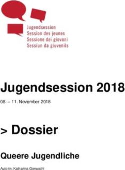 Jugendsession 2018 Dossier - Queere Jugendliche 08 - 11. November 2018