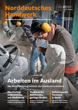 Arbeiten im Ausland - HWK BLS