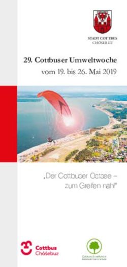 Cottbuser Umweltwoche - vom 19. bis 26. Mai 2019 "Der Cottbuser Ostsee - zum Greifen nah!" - Stadt Cottbus