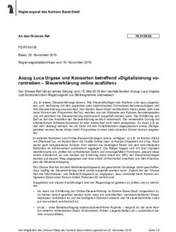 Anzug Luca Urgese und Konsorten betreffend "Digitalisierung vo- rantreiben - Steuererklärung online ausfüllen" - Grosser Rat Basel-Stadt