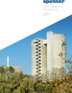Unser Beitrag zum Umweltschutz - Auflage 2021 - Spenner