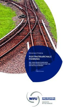 POSTPATRIARCHALE FÜHRUNG - PRAXISLEITFADEN