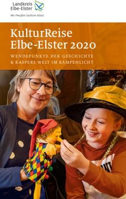 KulturReise Elbe -Elster 2020 - WENDEPUNKTE DER GESCHICHTE & KASPERS WELT IM RAMPENLICHT - Landkreis Elbe-Elster