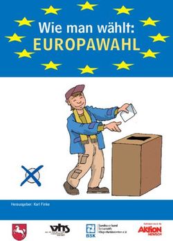 EUROPAWAHL Wie man wählt: Herausgeber: Karl Finke