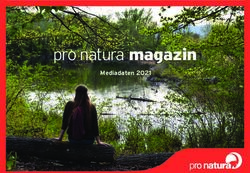 Pro natura magazin Mediadaten 2021