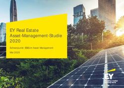 EY Real Estate Asset-Management-Studie 2020 - Schwerpunkt: ESG im Asset Management Mai 2020