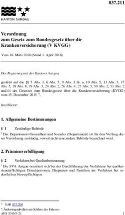 Verordnung zum Gesetz zum Bundesgesetz &uuml;ber die Krankenversicherung (V KVGG) - LexFind