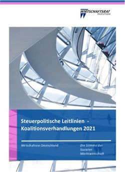 Steuerpolitische Leitlinien - Koalitionsverhandlungen 2021 - Die Stimme der Sozialen Marktwirtschaft