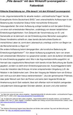 "Pille danach" mit dem Wirkstoff Levonorgestrel - Faktenblatt