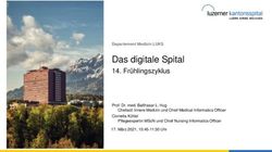 Das digitale Spital 14. Fr&uuml;hlingszyklus
