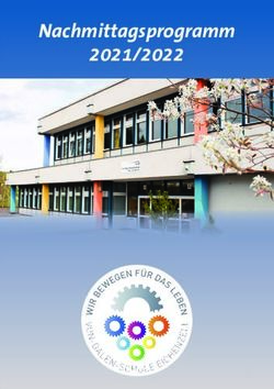 Nachmittagsprogramm 2021/2022 - Von-Galen-Schule