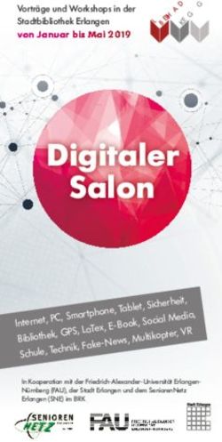 Digitaler Salon - Stadt Erlangen