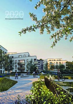 Gesch&auml;ftsbericht 2020 - Wohnungsgenossenschaft eG ...