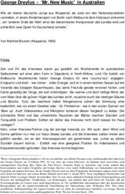 George Dreyfus - 'Mr. New Music' in Australien