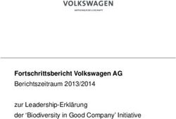 Fortschrittsbericht Volkswagen AG - Berichtszeitraum 2013/2014 zur Leadership-Erkl&auml;rung der 'Biodiversity in Good Company' Initiative ...