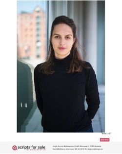 KONTAKT Seite 1 / 33 scripts for sale Medienagentur GmbH, Stormsweg 3, 22085 Hamburg Gesch&auml;ftsf&uuml;hrerin: Elke Brand, 040. 43 19 03 80 ...