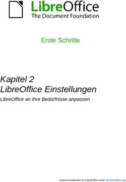 LIBREOFFICE EINSTELLUNGEN - LIBREOFFICE AN IHRE BEDÜRFNISSE ANPASSEN ERSTE SCHRITTE - THE DOCUMENT FOUNDATION WIKI