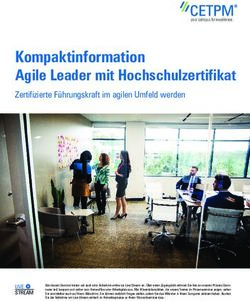 Kompaktinformation Agile Leader mit Hochschulzertifikat Zertifizierte F&uuml;hrungskraft im agilen Umfeld werden