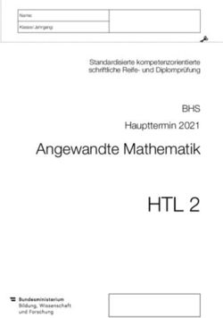 HTL 2 Angewandte Mathematik - BHS Haupttermin 2021