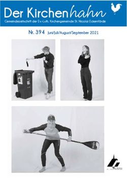Der Kirchen Nr. 394 Juni/Juli/August/September 2021 - Gemeindezeitschrift der Ev.-Luth. Kirchengemeinde St. Nicolai Eckernförde - St. Nicolai ...