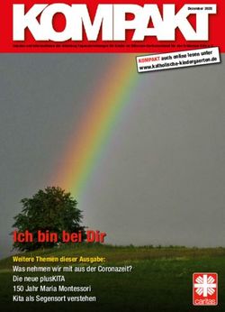 Ich bin bei Dir - Katholische Kinderg&auml;rten