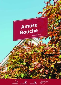 Amuse November 2021 - Restaurant Seehuus