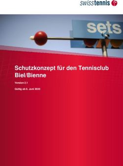 Schutzkonzept f&uuml;r den Tennisclub Biel/Bienne - TC Biel-Bienne