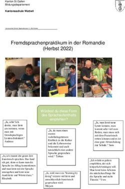 Fremdsprachenpraktikum in der Romandie (Herbst 2022)