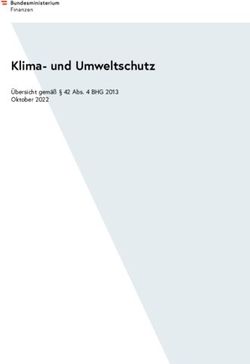 Klima- und Umweltschutz - &Uuml;bersicht gem&auml;&szlig; 42 Abs. 4 BHG 2013 Oktober 2022 - Das Bundesministerium f&uuml;r Finanzen