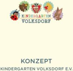 KONZEPT KINDERGARTEN VOLKSDORF E.V.