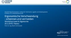 Ergonomische Verschwendung - erkennen und vermeiden - Workshop Lean & Ergonomie 25.2.2019, Passau - AGR