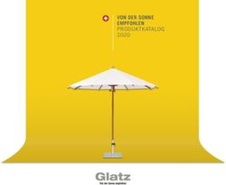 VON DER SONNE EMPFOHLEN PRODUKTKATALOG 2020