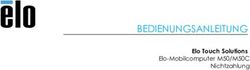 BEDIENUNGSANLEITUNG Elo Touch Solutions - Elo-Mobilcomputer M50/M50C Nichtzahlung
