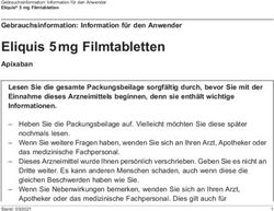 Eliquis 5 mg Filmtabletten - PatientenInfo-Service