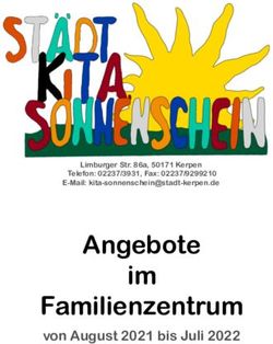 Angebote im Familienzentrum - von August 2021 bis Juli 2022 - Limburger Str. 86a, 50171 Kerpen - Stadt Kerpen