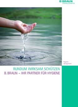 RUNDUM WIRKSAM SCH&Uuml;TZEN B. BRAUN - IHR PARTNER F&Uuml;R HYGIENE - Hygiene management - B.Braun