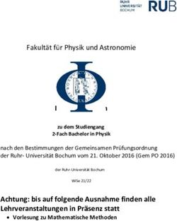 Modulhandbuch - RUB Physik