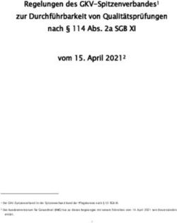 Regelungen des GKV-Spitzenverbandes1 zur Durchf&uuml;hrbarkeit von Qualit&auml;tspr&uuml;fungen nach 114 Abs. 2a SGB XI
