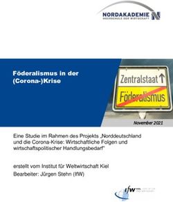 F&ouml;deralismus in der (Corona-)Krise