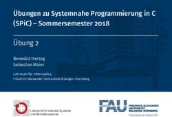 ÜBUNGEN ZU SYSTEMNAHE PROGRAMMIERUNG IN C (SPIC) - SOMMERSEMESTER 2018 - ÜBUNG 2 BENEDICT HERZOG SEBASTIAN MAIER - FRIEDRICH ...