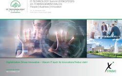 IT-TECHNOLOGY Summit (SYSKOP2020) - IT-MANAGEMENTDIALOG 12.-15. November 2020 Hotel Vienna House Andel's Berlin - FINAKI